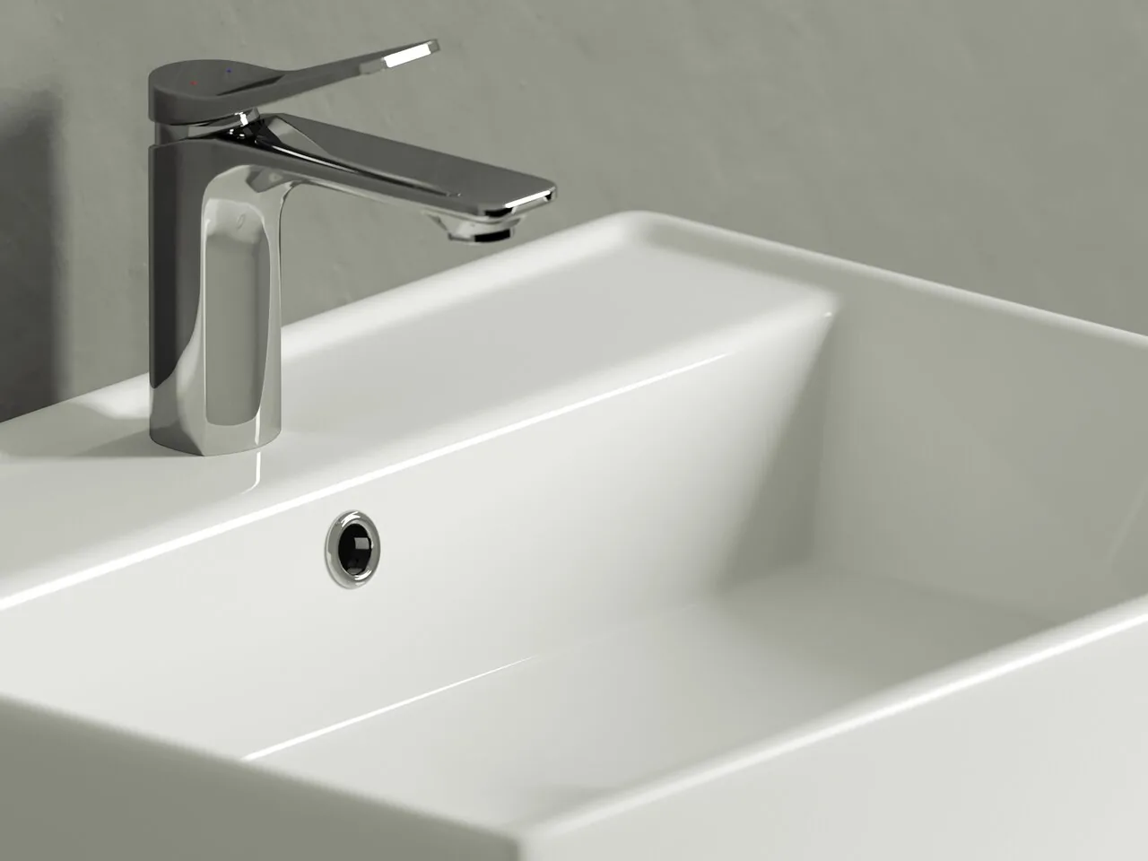 картинка Накладная раковина Ceramicanova Element CN6046 цвет белый 59х45 см 