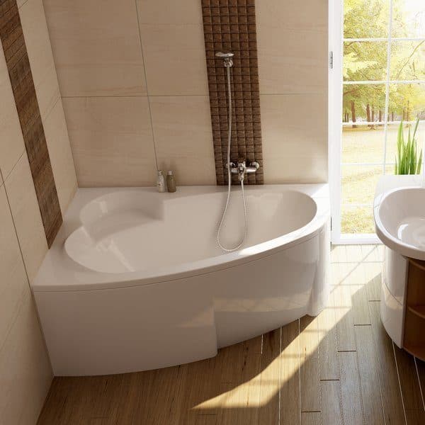 картинка Акриловая ванна Ravak Asymmetric 170 L с ножками CY44000000 