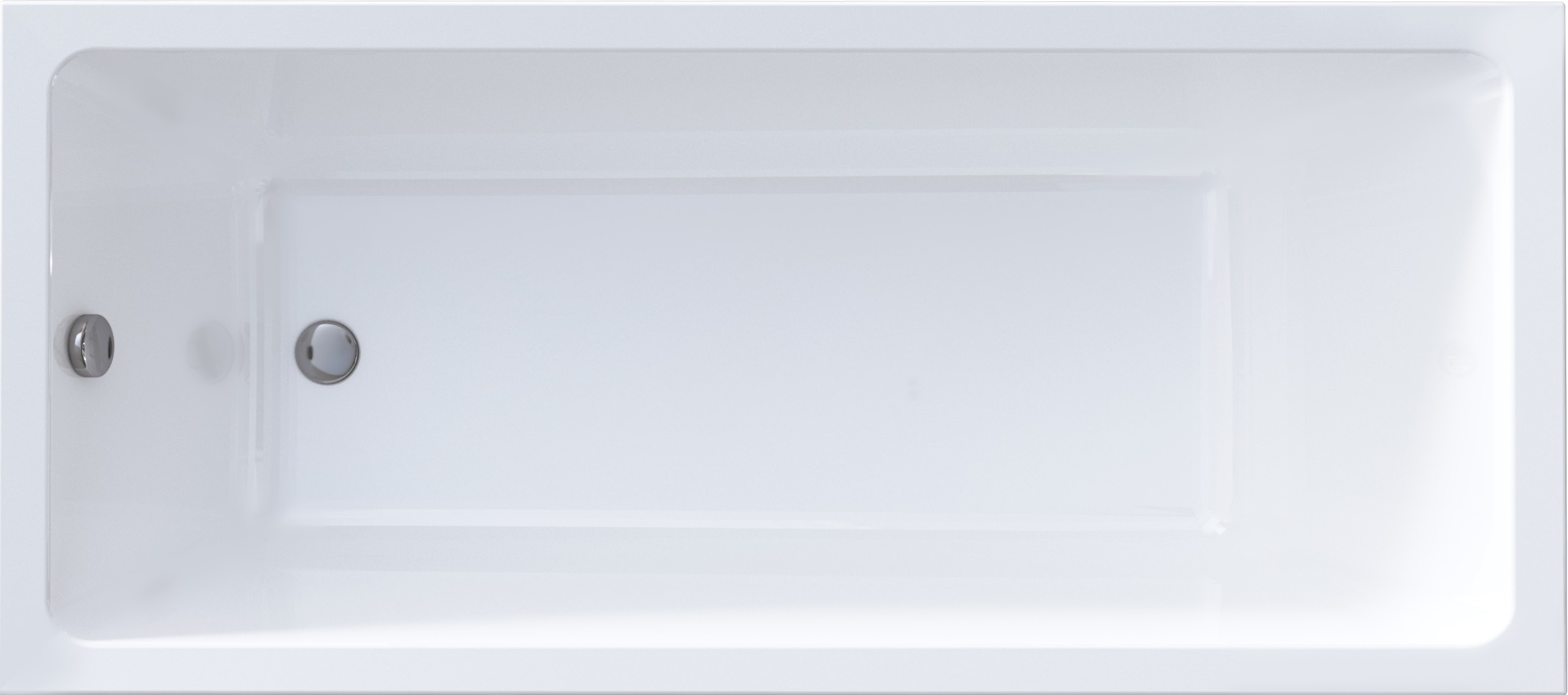 картинка Ванна Marka One BIANCA 150x75 с каркасом и слив-переливом 