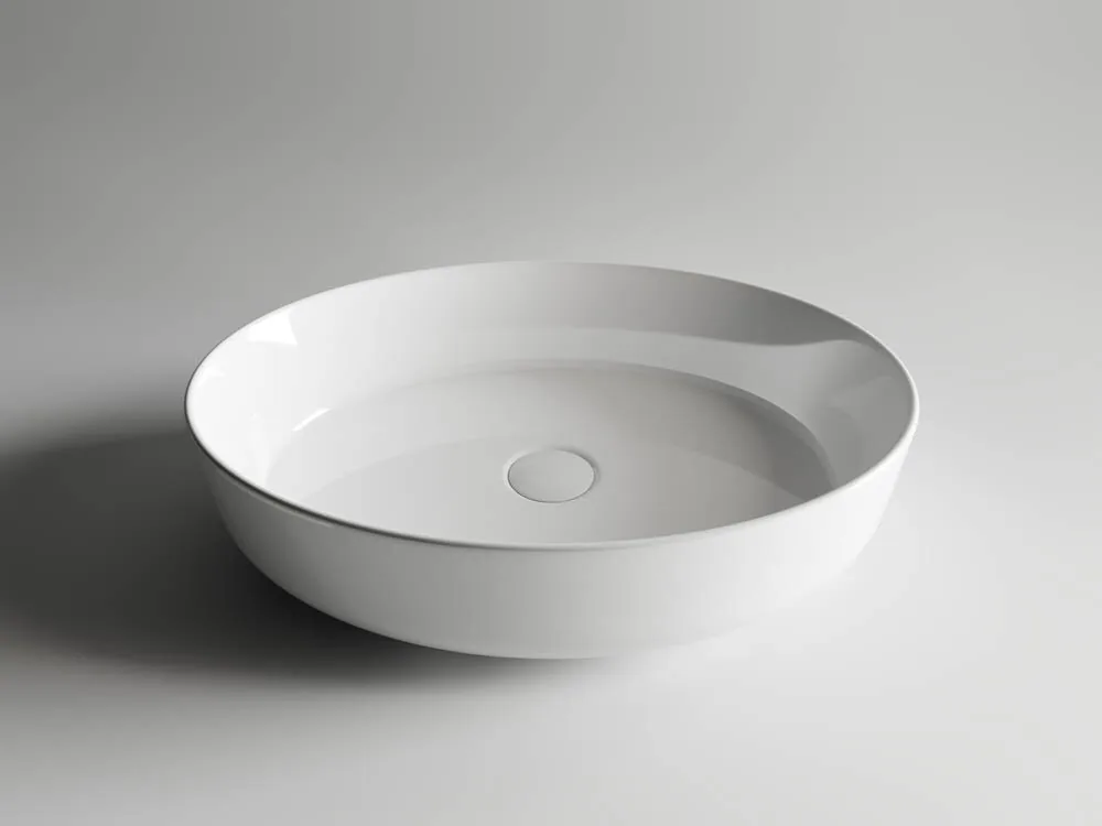 картинка Накладная раковина Ceramicanova Element CN5002 цвет белый 55х40 см 