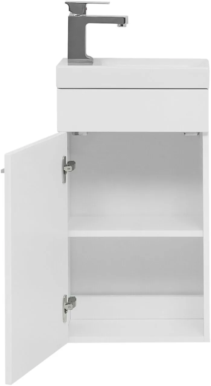 фото Тумба с раковиной Aquanet Нота 40 L (Moduo) белый арт. 00254044 