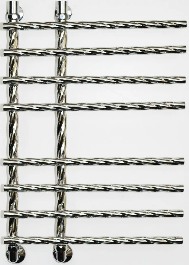 картинка Полотенцесушитель Двин L braid 60/15/55 1"-3/4"-1/2" Универсальный К1, Полированный (4627146180999) 