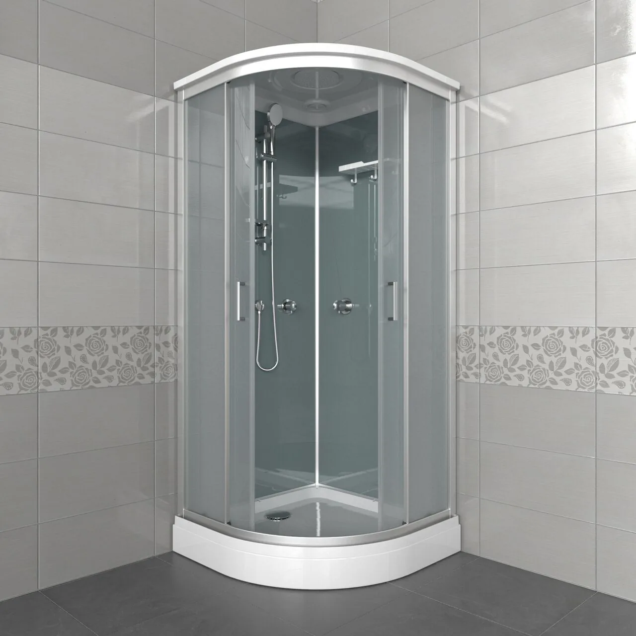 картинка Душевая кабина Triton Прайм-Сатин-Вельвет 90 А 