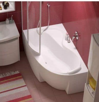 картинка Акриловая ванна Ravak Rosa 95 L 150 см с ножками CY55000000 