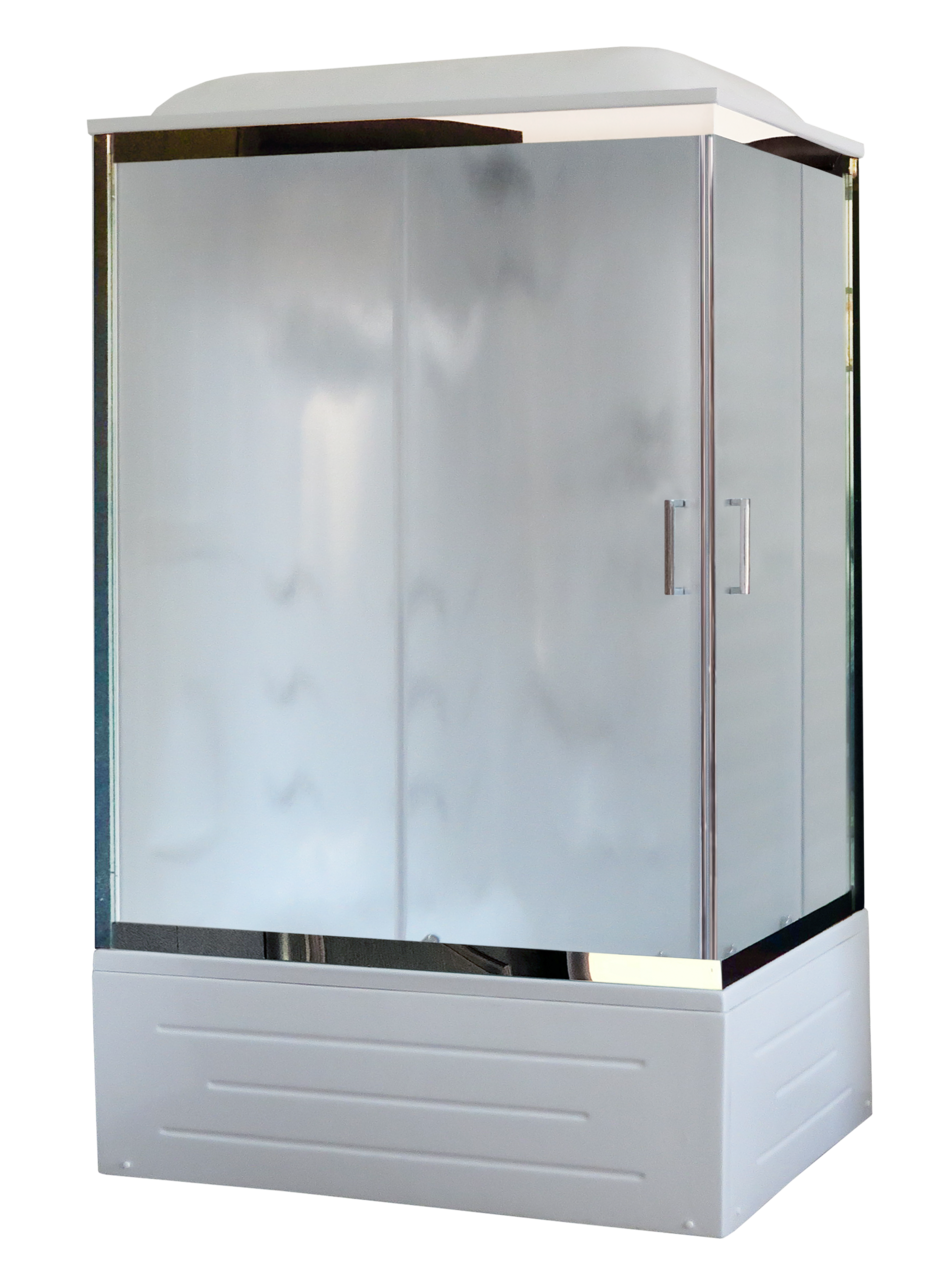 картинка Душевая кабина Royal Bath 8120BP2-M-CH (матовое) левая 120x80x217 