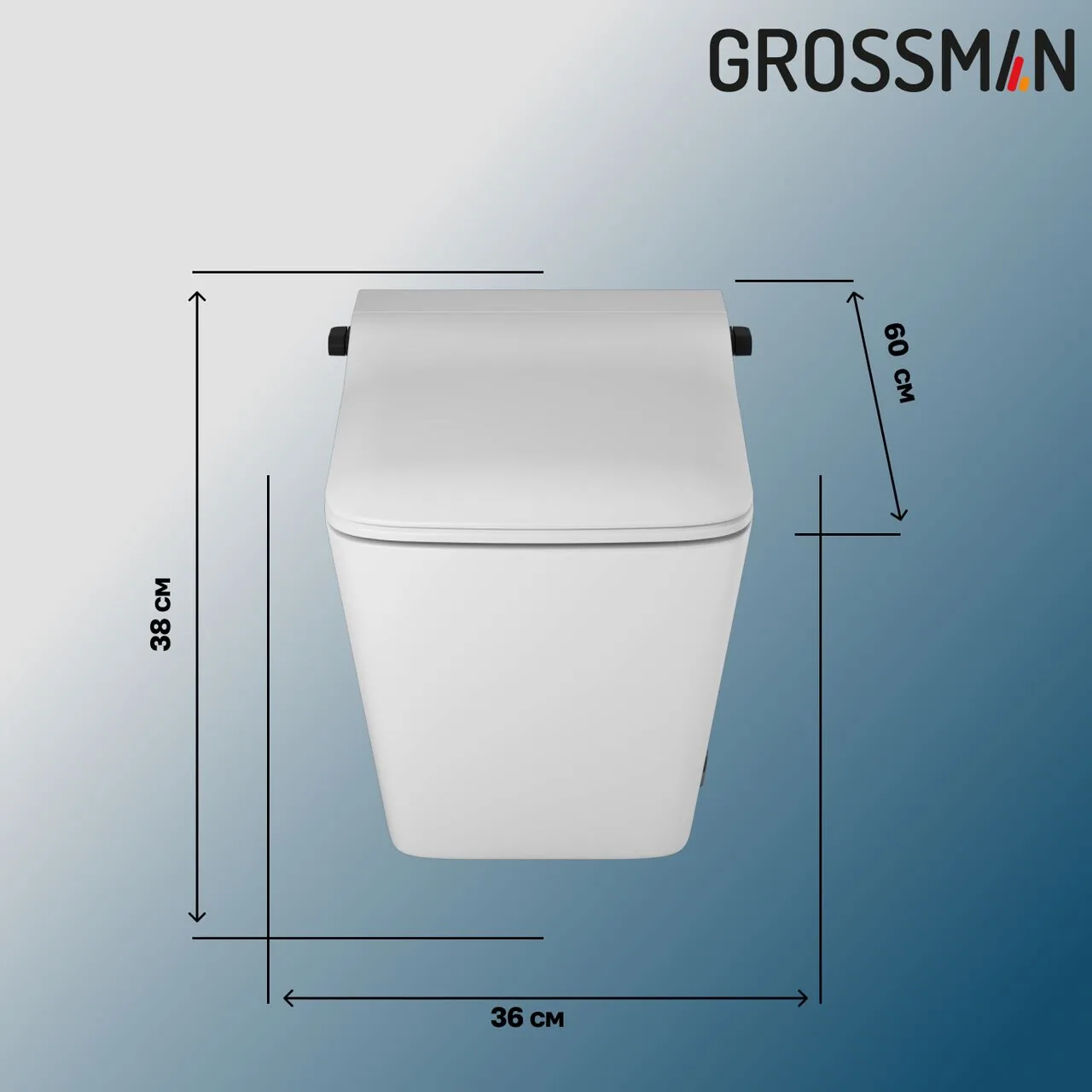 картинка Комплект 2 в 1 Grossman инсталляция 901.K31.01.000 и унитаз GR-5701 smart 