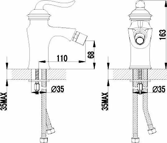 картинка Смеситель для биде Lemark Brava LM4708G 