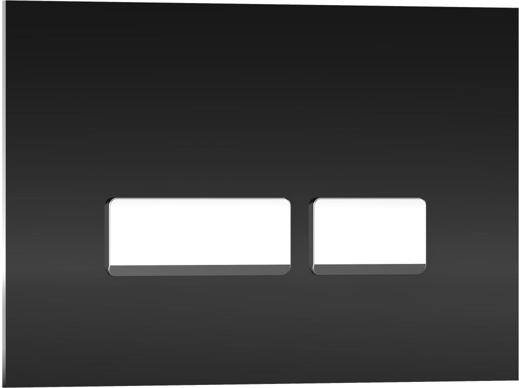 картинка Комплект 3 в 1 IBERICA BLANCA инсталляция с унитазом BURGOS ALTO IB.BRA.231.1B1 клавишей черная глянцевая стекло CRYSTAL-R IB.B022.001.001 