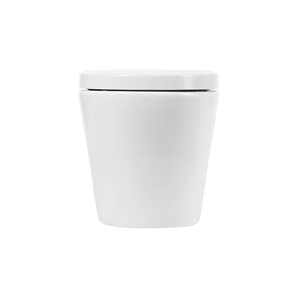 картинка Унитаз подвесной безободковый BelBagno FLAY-R BB053CHR/BB865SC 