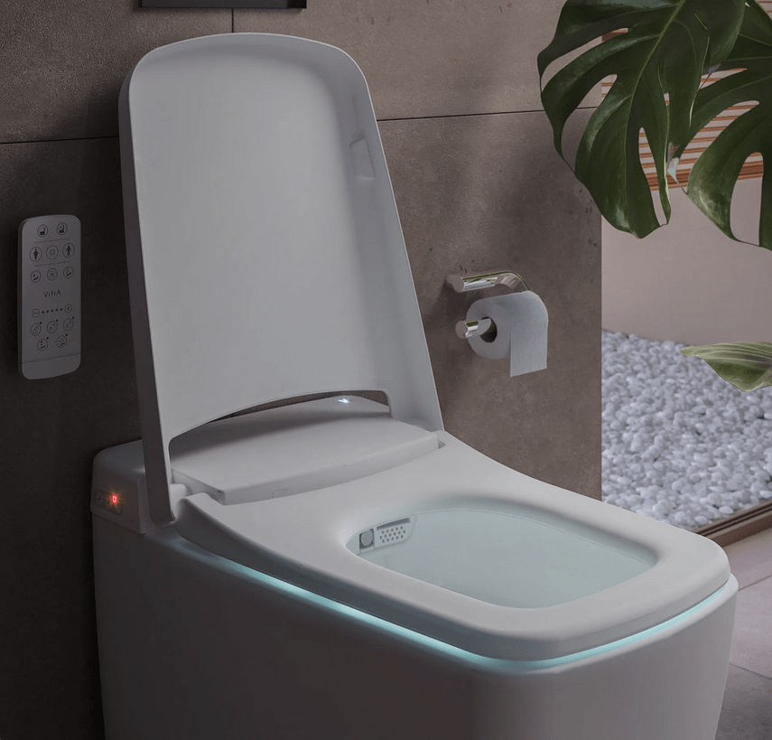 картинка Унитаз приставной интеллектуальный Vitra V-CARE Prime 