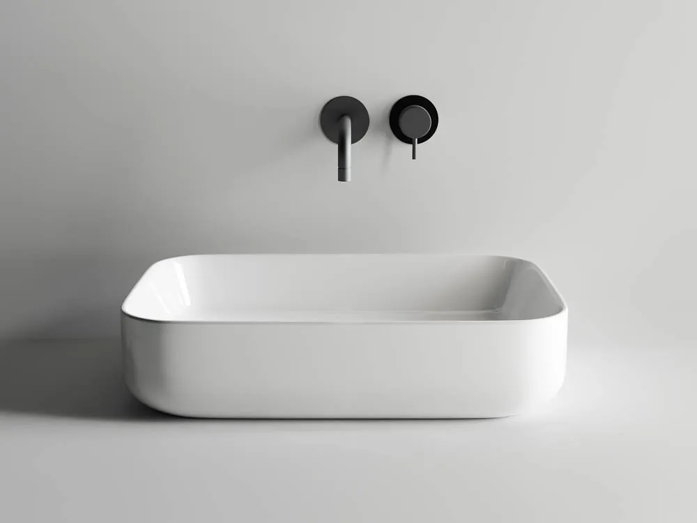 картинка Накладная раковина Ceramicanova Element CN5004 цвет белый 60х42 см 