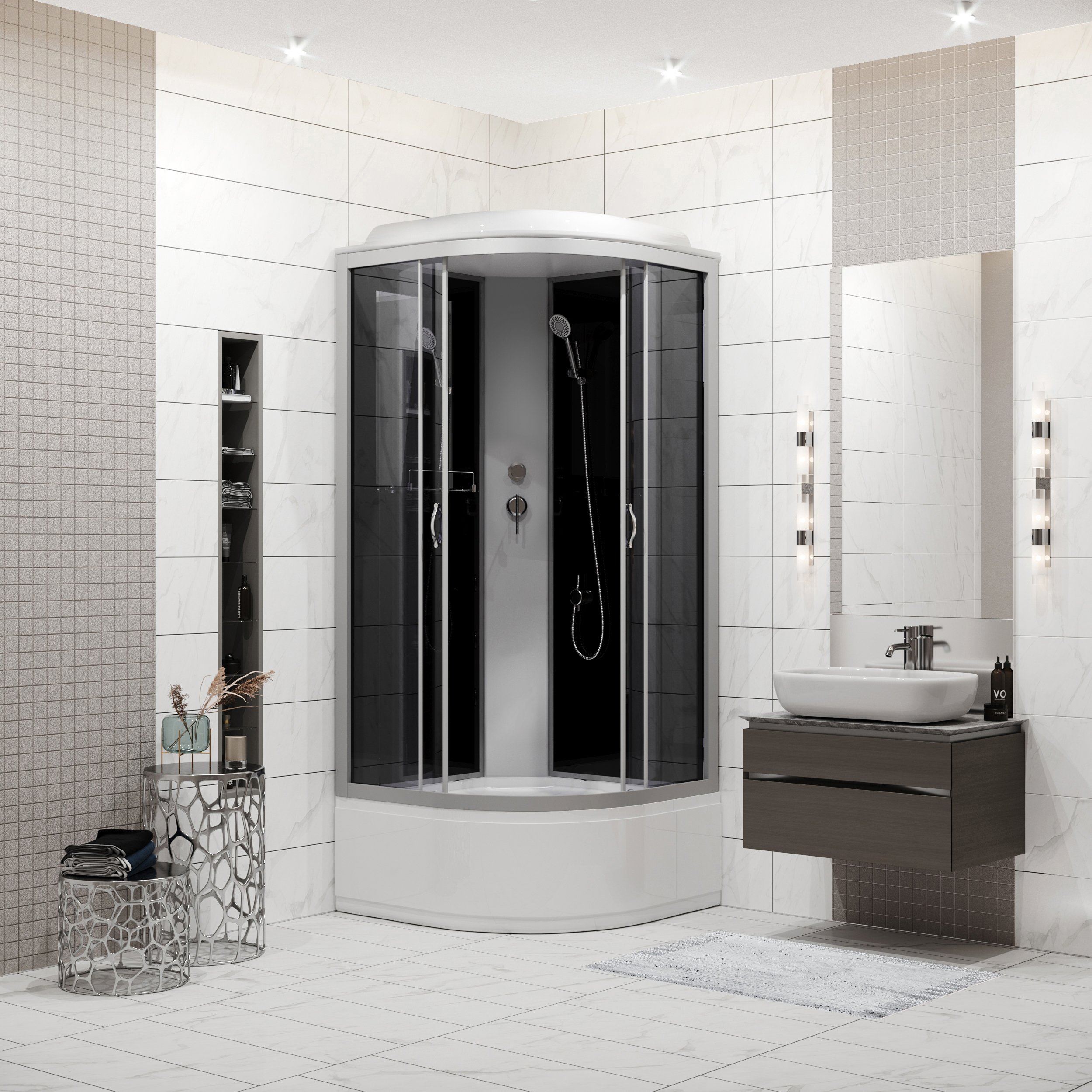 картинка Душевая кабина Niagara Classic NG-2507-14 800х800х2150 