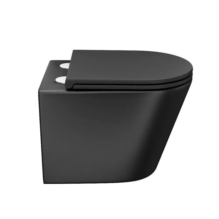 картинка Унитаз подвесной Iddis Calipso CALR3BMi25 черный 