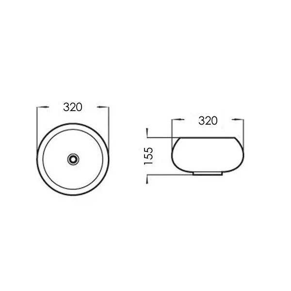 картинка Раковина детская Comforty 5004W (белый), с донным клапаном 