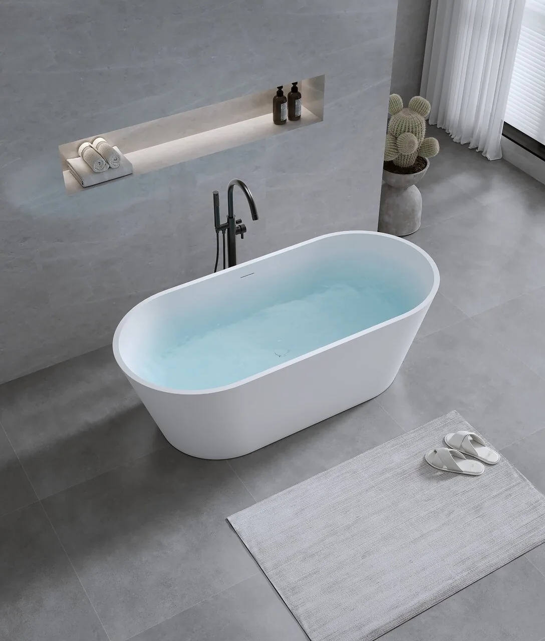 картинка Ванна Timo solid ELISSA1580 1580х740х580 