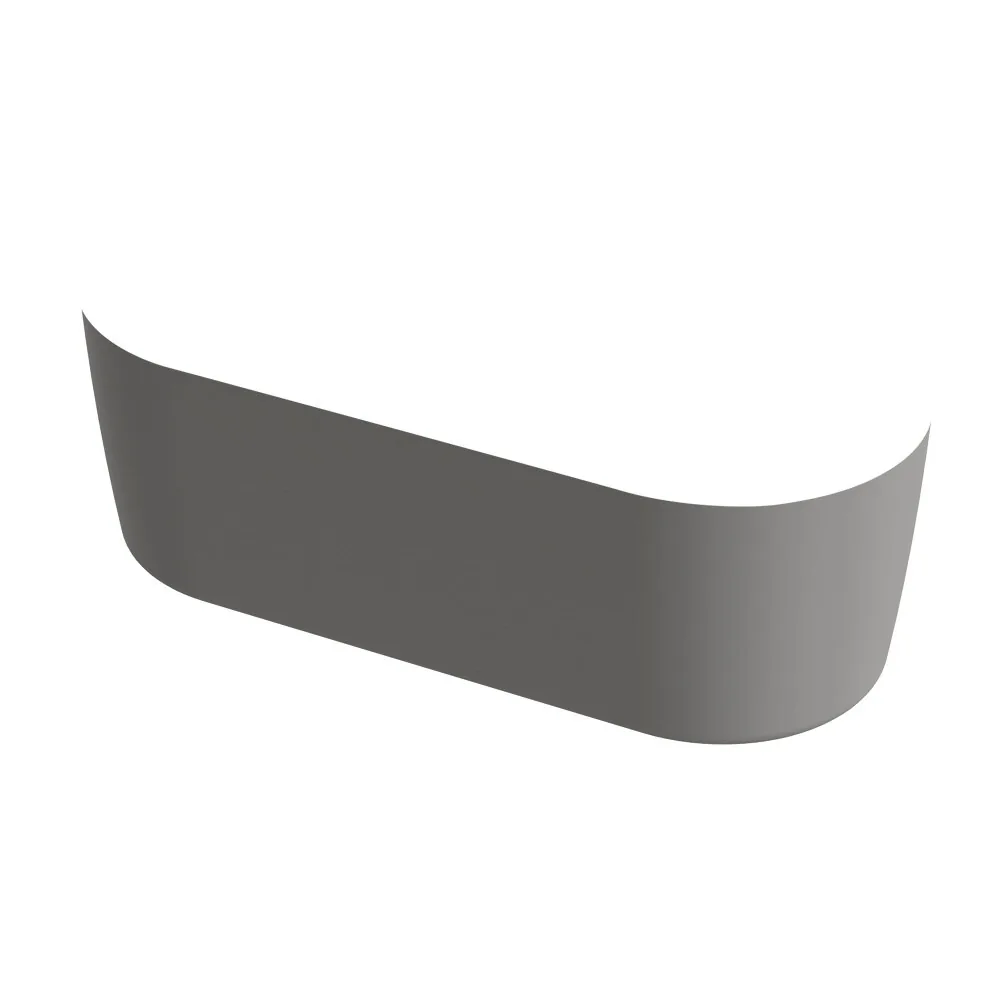 картинка Передняя панель для акриловой ванны Cezares METAURO-Central-180-SCR-GRIGIO 180x5x40
