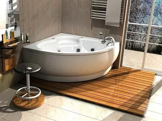 картинка Акриловая ванна Акватек Калипсо с гидромассажем и экраном 