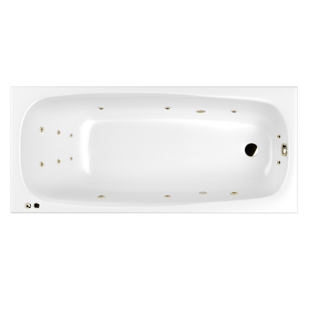 картинка Ванна WHITECROSS Layla Slim 180x80 SMART бронза 
