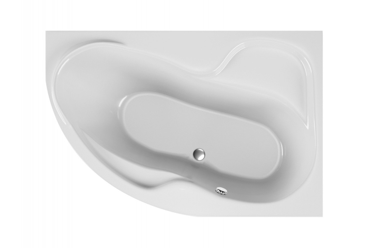 картинка Акриловая ванна Relisan Adara R 170х100 с каркасом и слив-переливом 