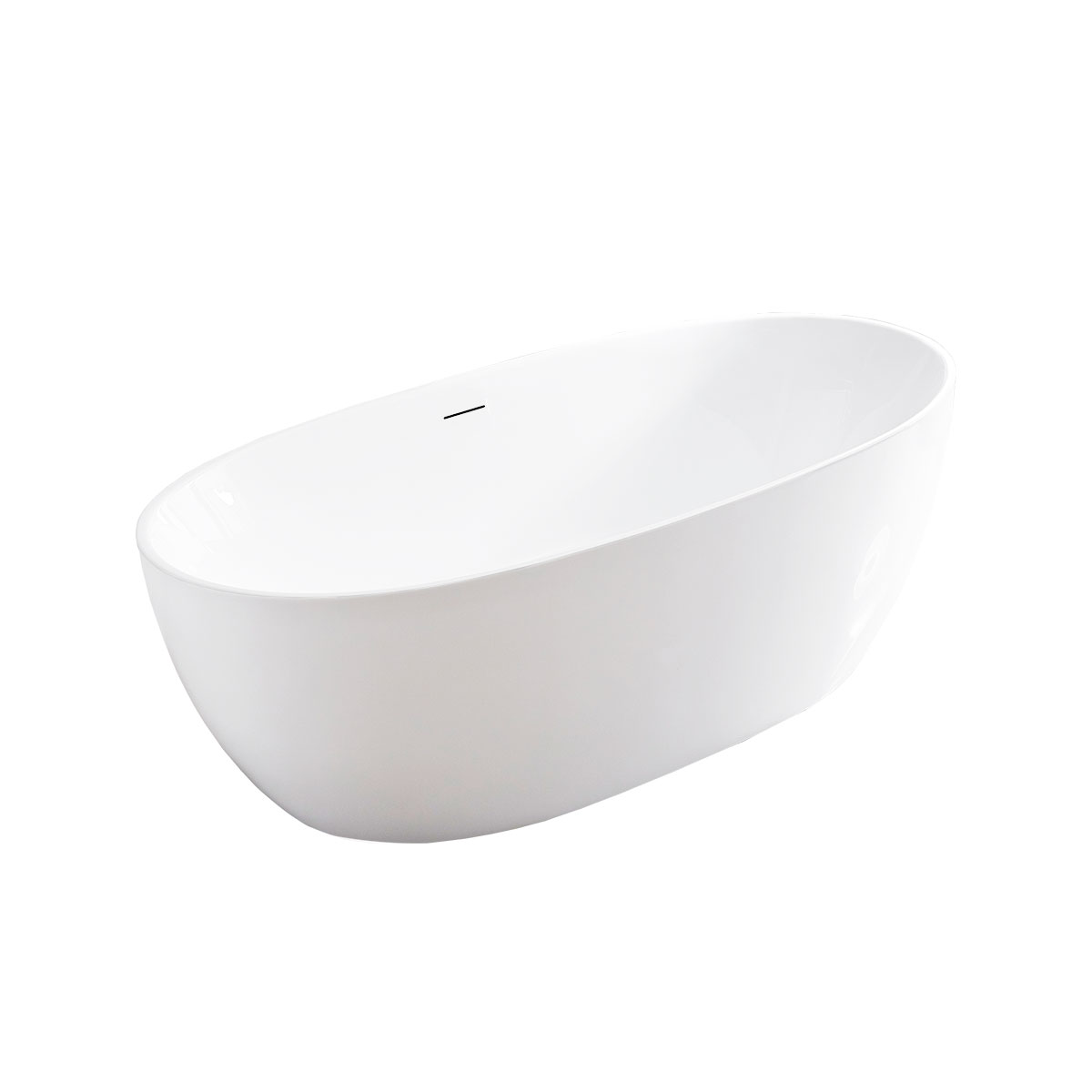 картинка Акриловая ванна Vincea VBT-405-1700MW, 170х80х58, цвет белый матовый, слив-перелив в комплекте, белый 