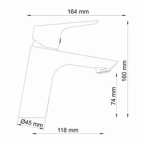 картинка Смеситель для раковины WasserKRAFT Lippe 4503 