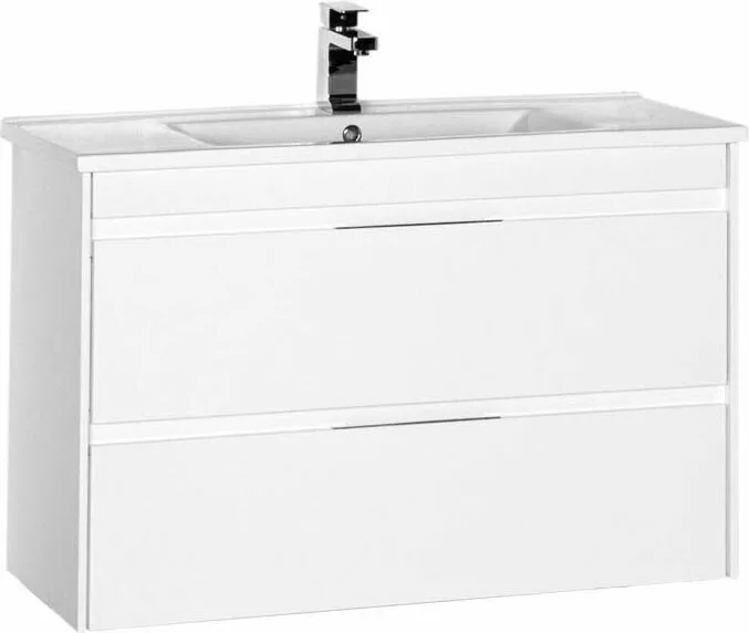 фото Тумба с раковиной Aquanet Тулон 100 белый арт. 00213066 