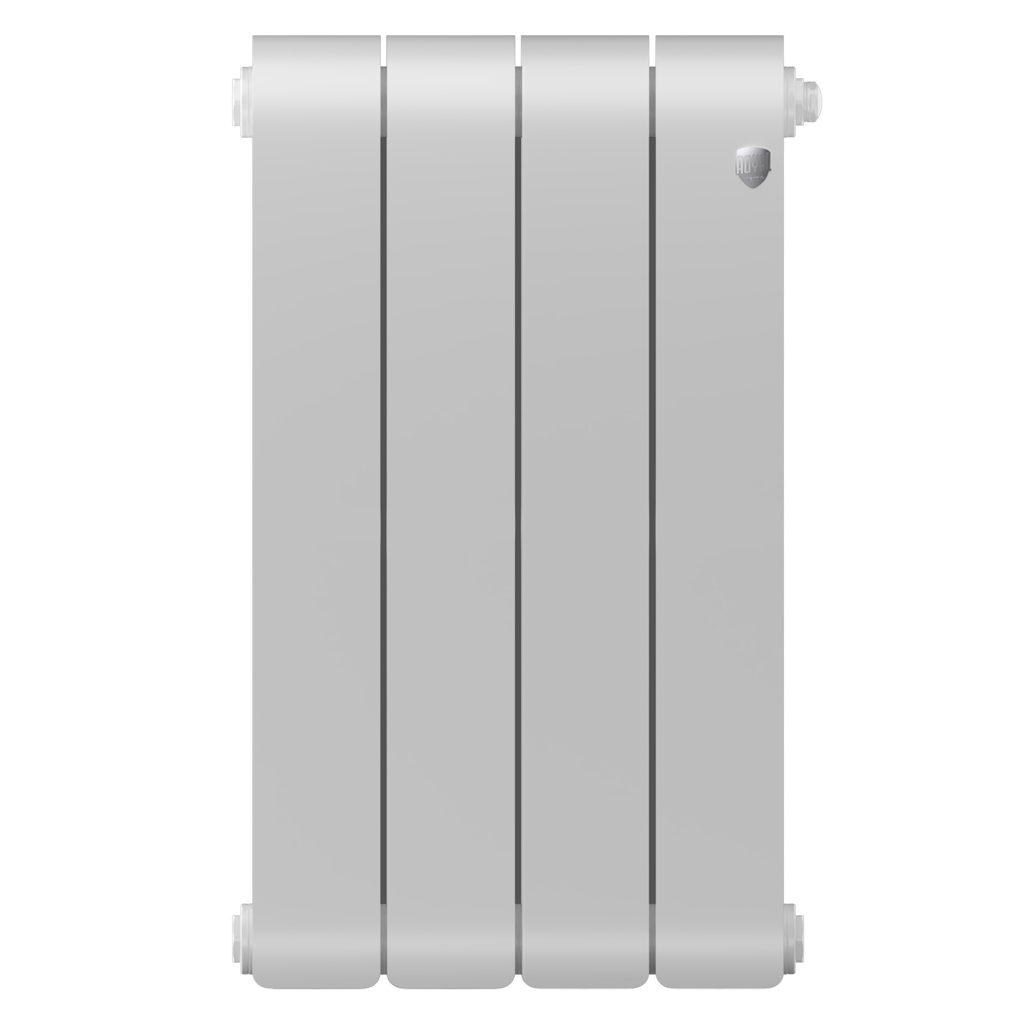 картинка Радиатор биметаллический Royal Thermo Infinity 500 Bianco Traffico 4 секции 