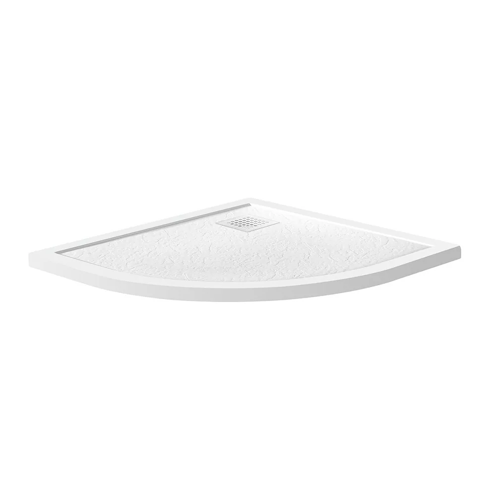 фото Душевой поддон из искусственного мрамора с сифоном BelBagno UNO TRAY-MR-UNO-R-90-550-35-W-BO 