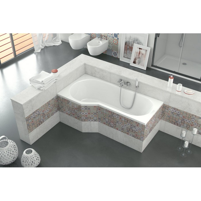 картинка Ванна EXCELLENT Be Spot 160x80 левая с ножками HW-ST-NWAEX-68 
