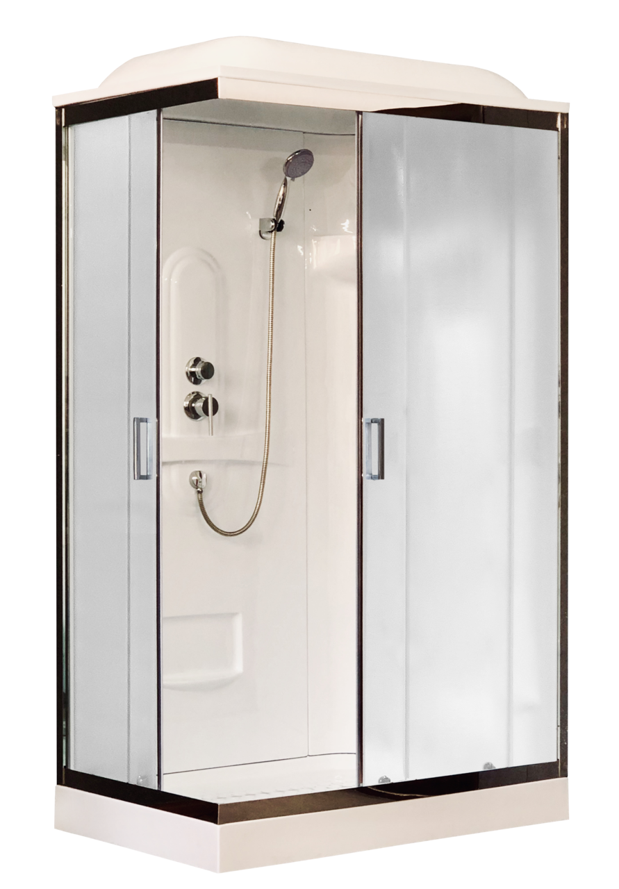 картинка Душевая кабина Royal Bath 8120HP1-M-CH (матовое) правая 120x80x217 