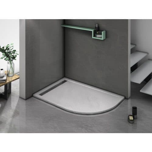 фото Душевой поддон WeltWasser WW TRR 10080 Stone-WT L белый 