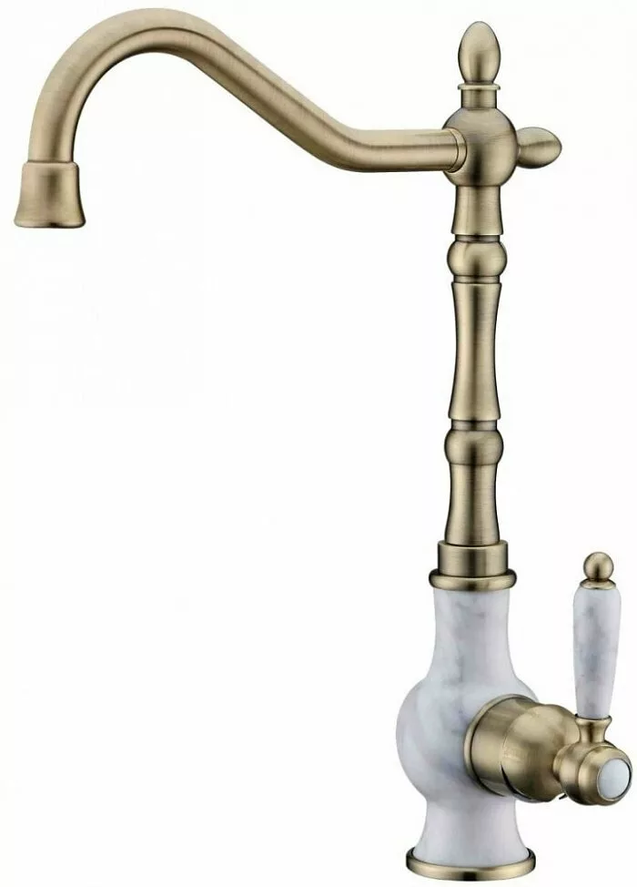 картинка Смеситель для кухни ZORGZR 365 Y BIANCO BRONZE 
