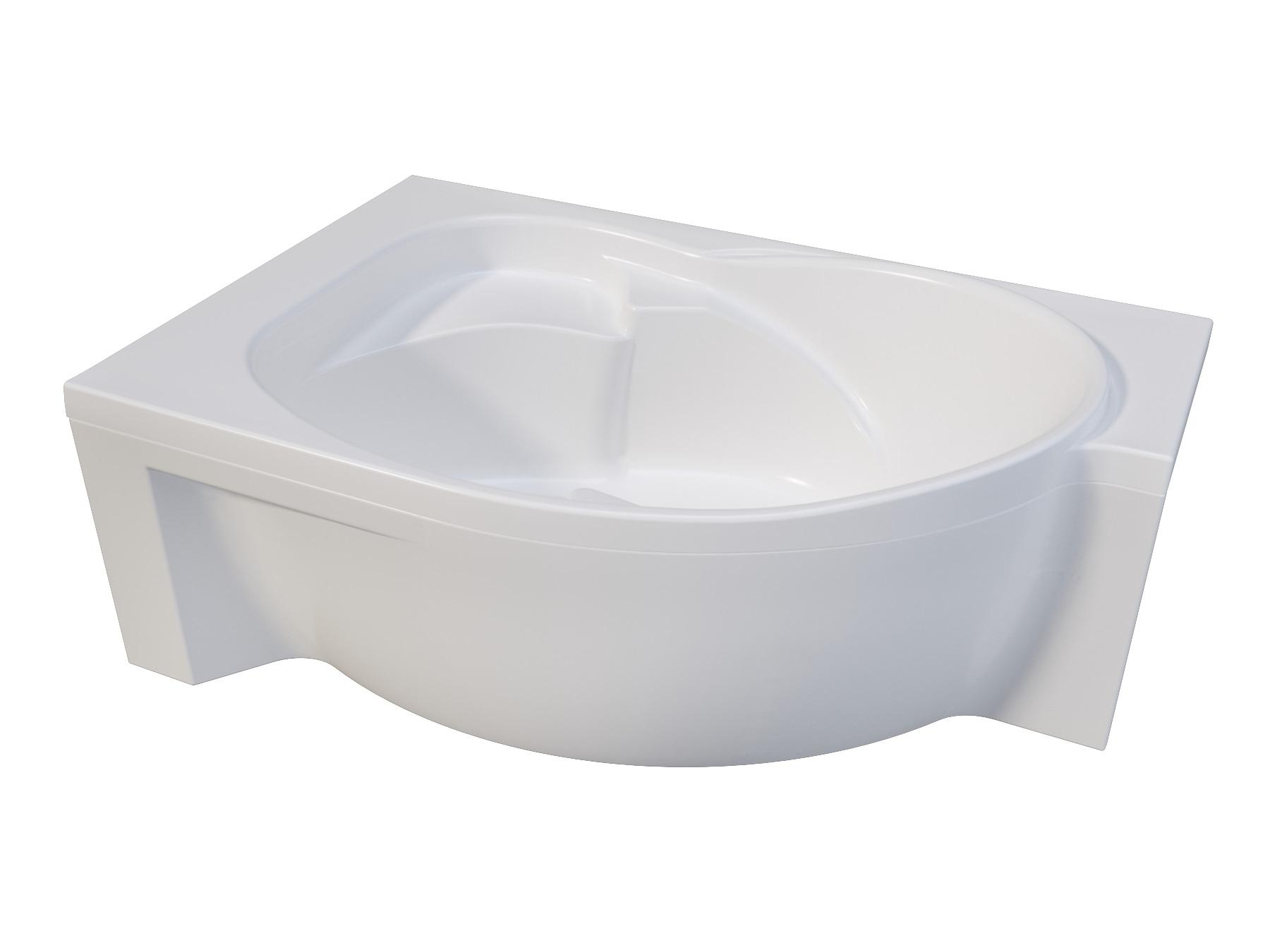 картинка Ванна Marka One ERGONOMIKA 158-175x110 L с каркасом и слив-переливом 