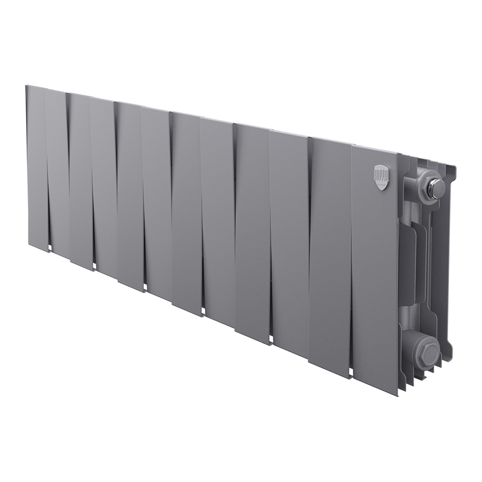 картинка Радиатор биметаллический Royal Thermo PianoForte 200 Серебристый 12 секции 