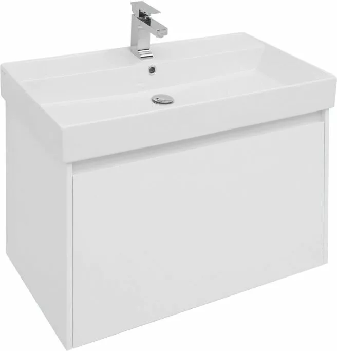 фото Тумба с раковиной Aquanet Nova Lite 90 белый (1 ящик) арт. 00245247 