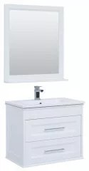 фото Мебель для ванной Aquanet Бостон М 80 белый( лит. мрамор) арт.00259387 