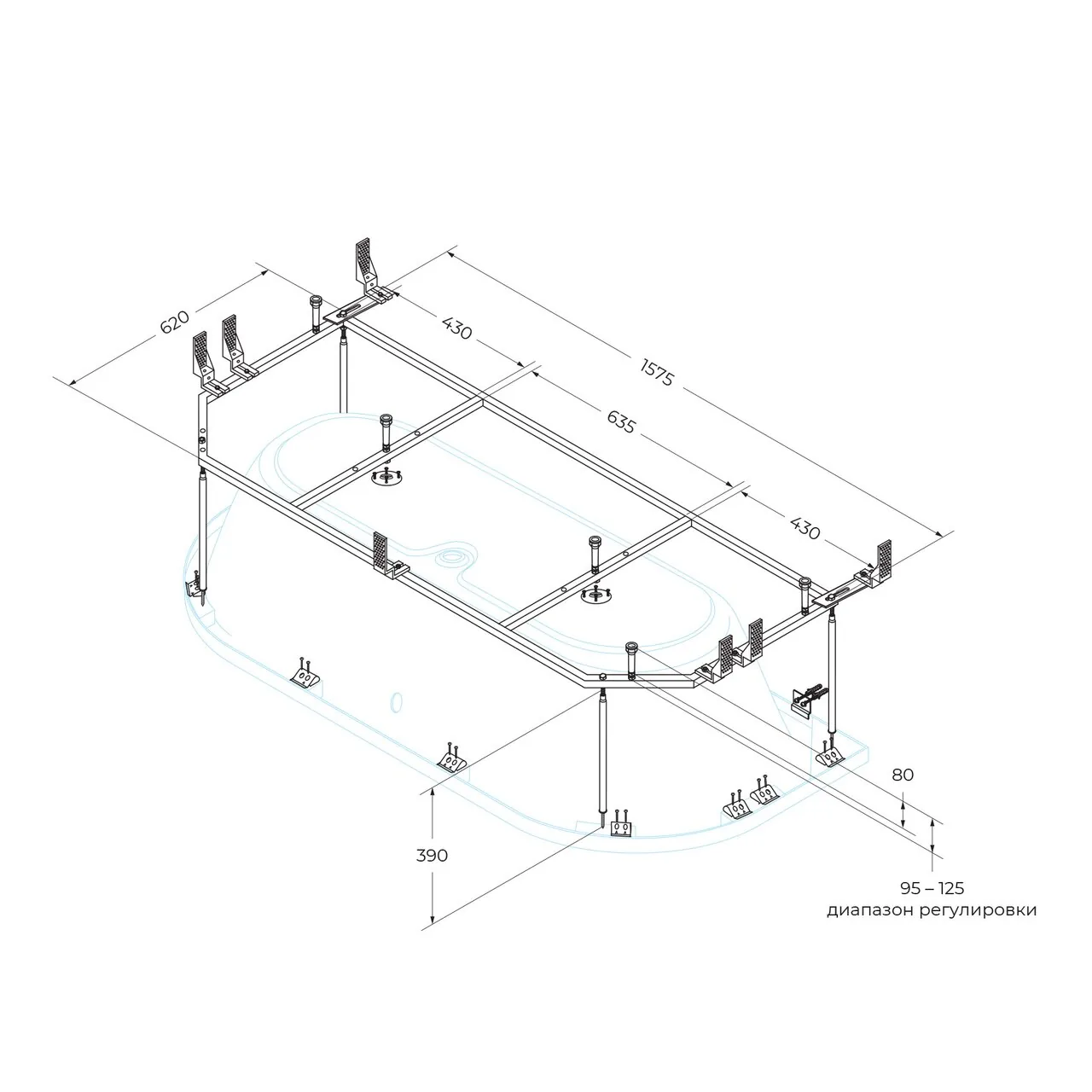 картинка Каркас Cezares METAURO-MF