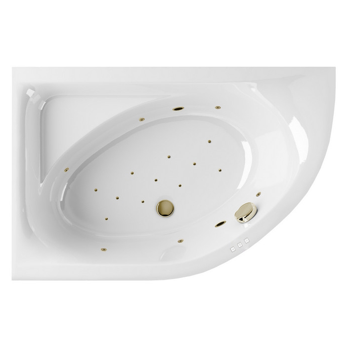 картинка Ванна EXCELLENT Aquarella 150x100 левая RELAX бронза 