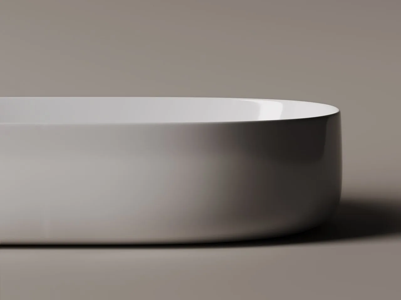 картинка Накладная раковина Ceramicanova Element CN5022 цвет белый 67.5х35 см 