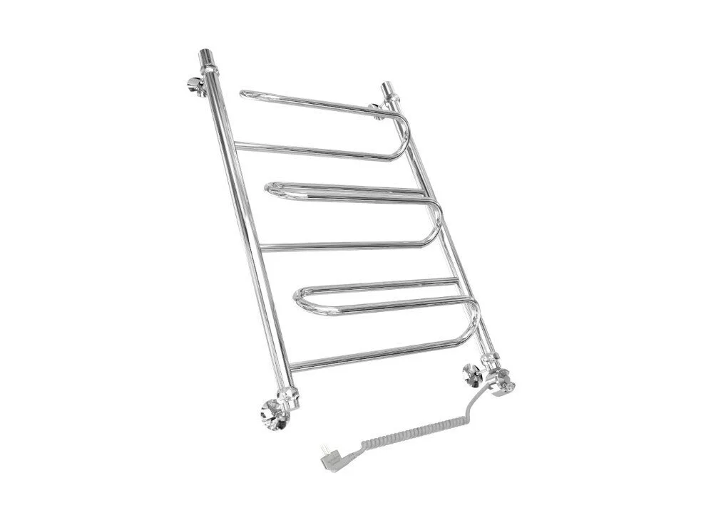 картинка Полотенцесушитель Двин W electro 100/60 1"-1/2" Электрический ТЭН справа К эл, Полированный (4627085897422) 