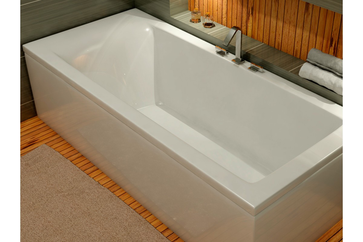 картинка Акриловая ванна Vayer Savero 170x70 с каркасом и слив-переливом 
