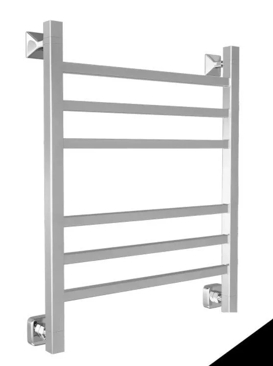 картинка Полотенцесушитель Двин L Plaza 60/50 Водяной (К3 Квадрат Черный матовый) (4656754418941) 