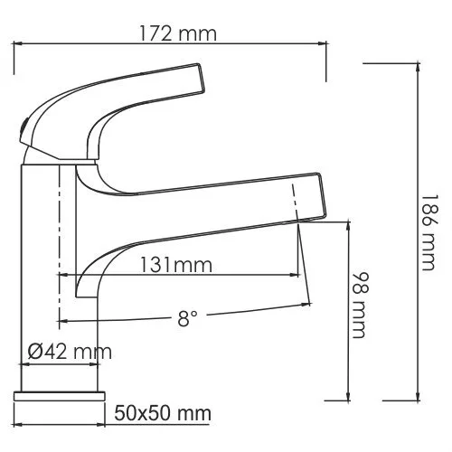 картинка Смеситель для умывальника WasserKRAFT Sauer 7103 