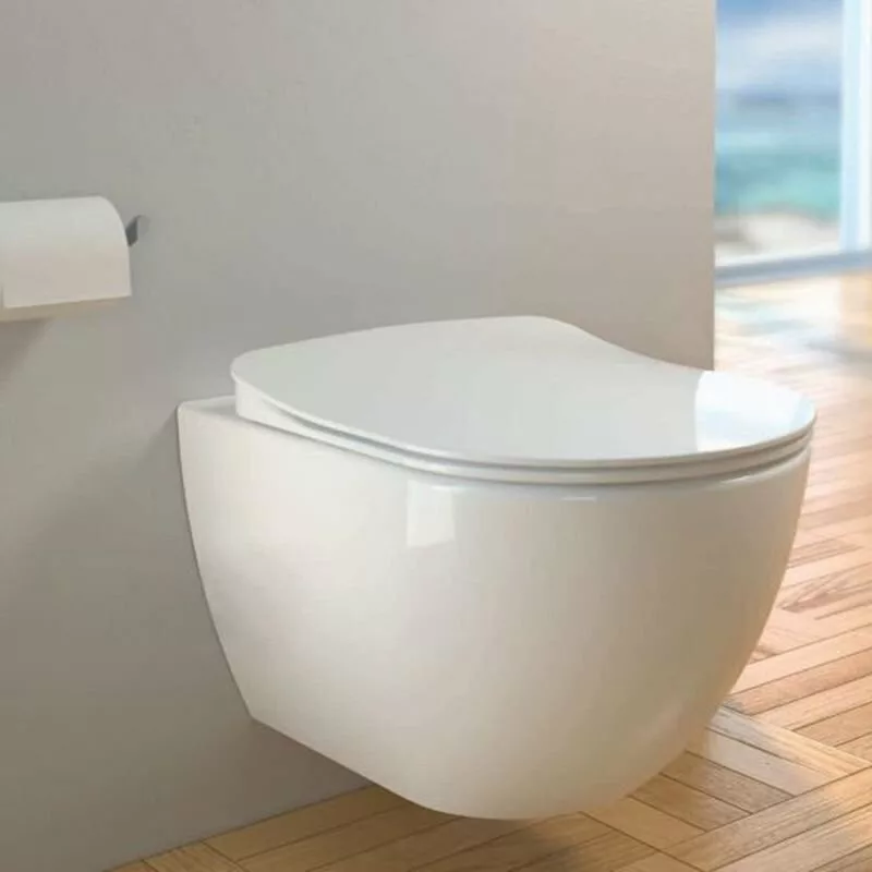 картинка Унитаз подвесной Creavit Free с биде безободковый FE322-00CB00E-0000 