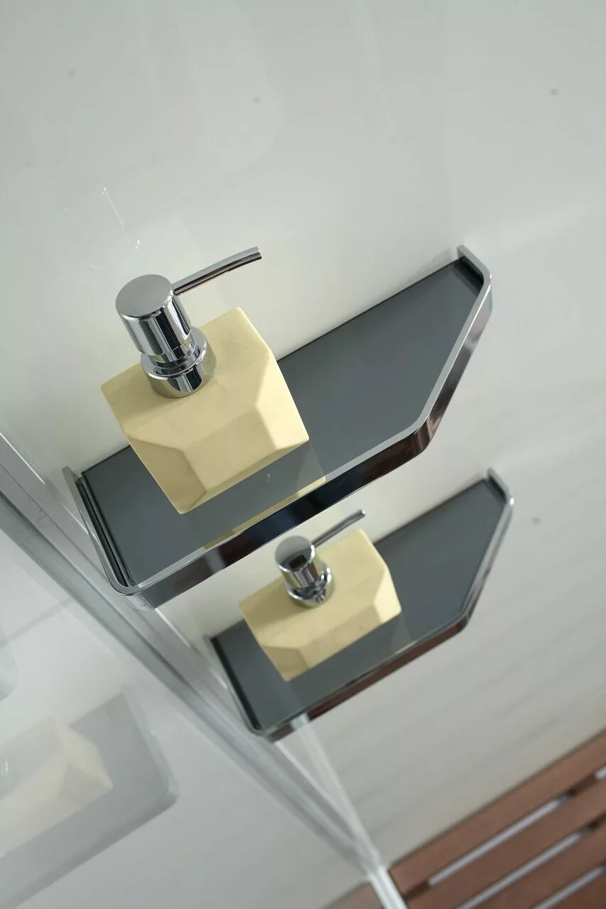 картинка Душевая кабина Orans Diamond SR-89103RS-white с финской сауной и баней левая белая 