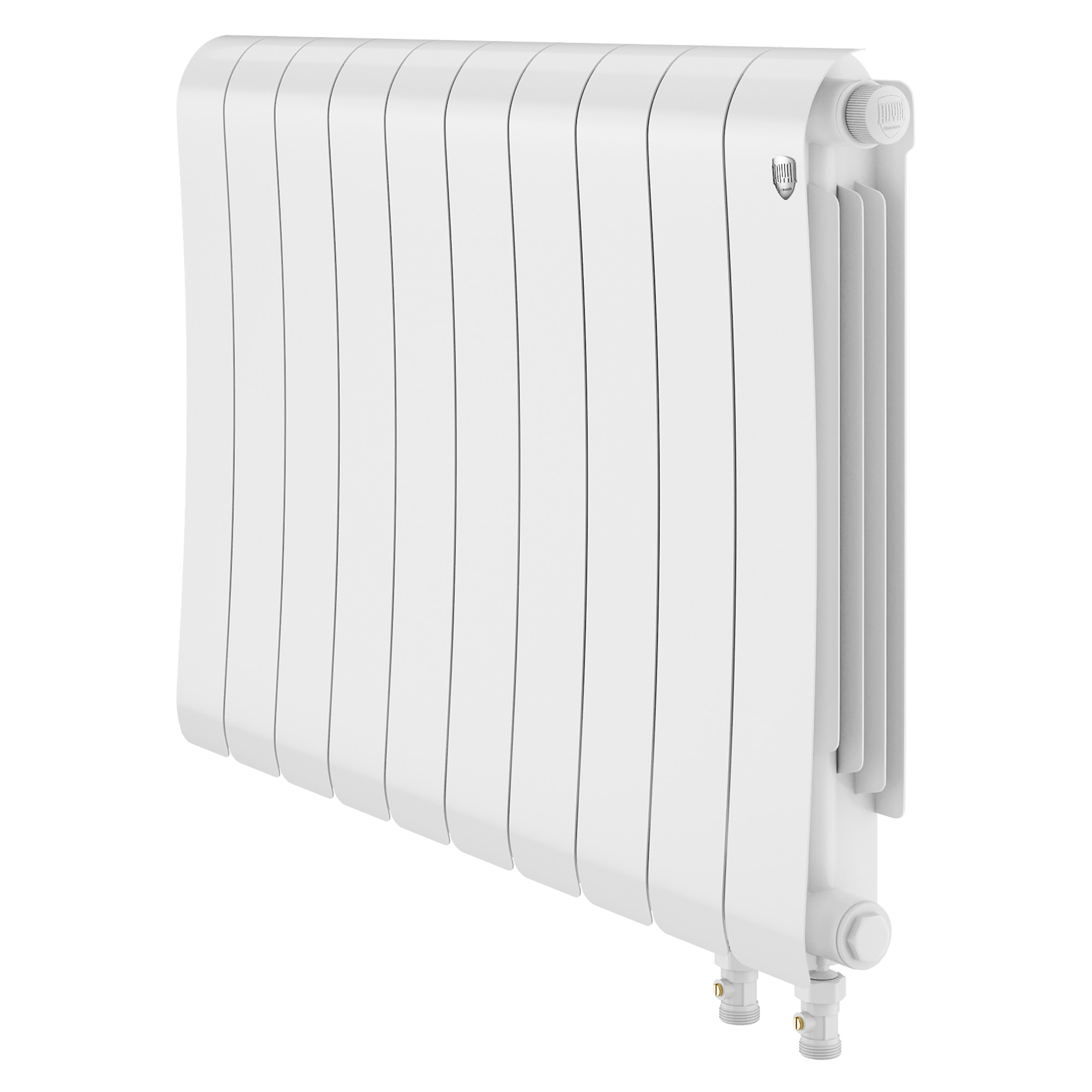 картинка Радиатор биметаллический Royal Thermo Infinity 500 Bianco Traffico VR80 10 секций 