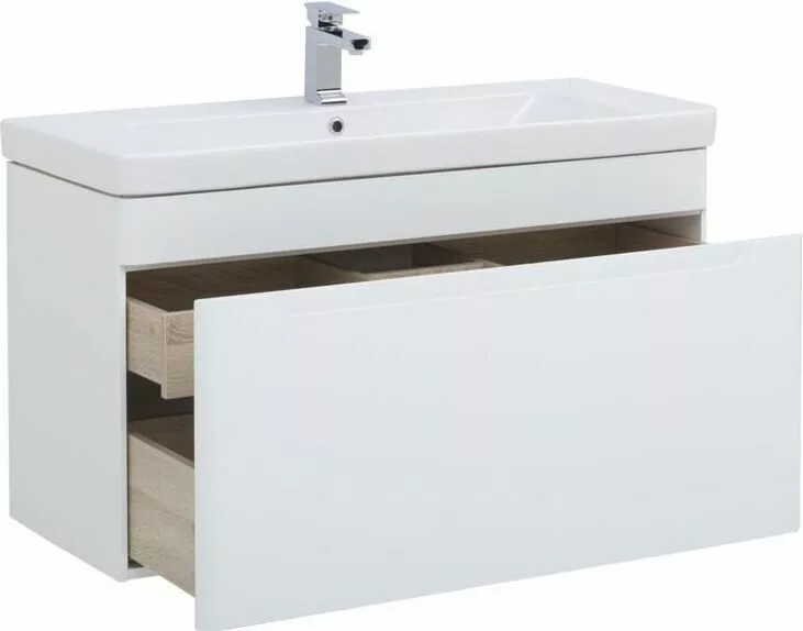 фото Тумба с раковиной Aquanet София 105 белый арт. 00212588 