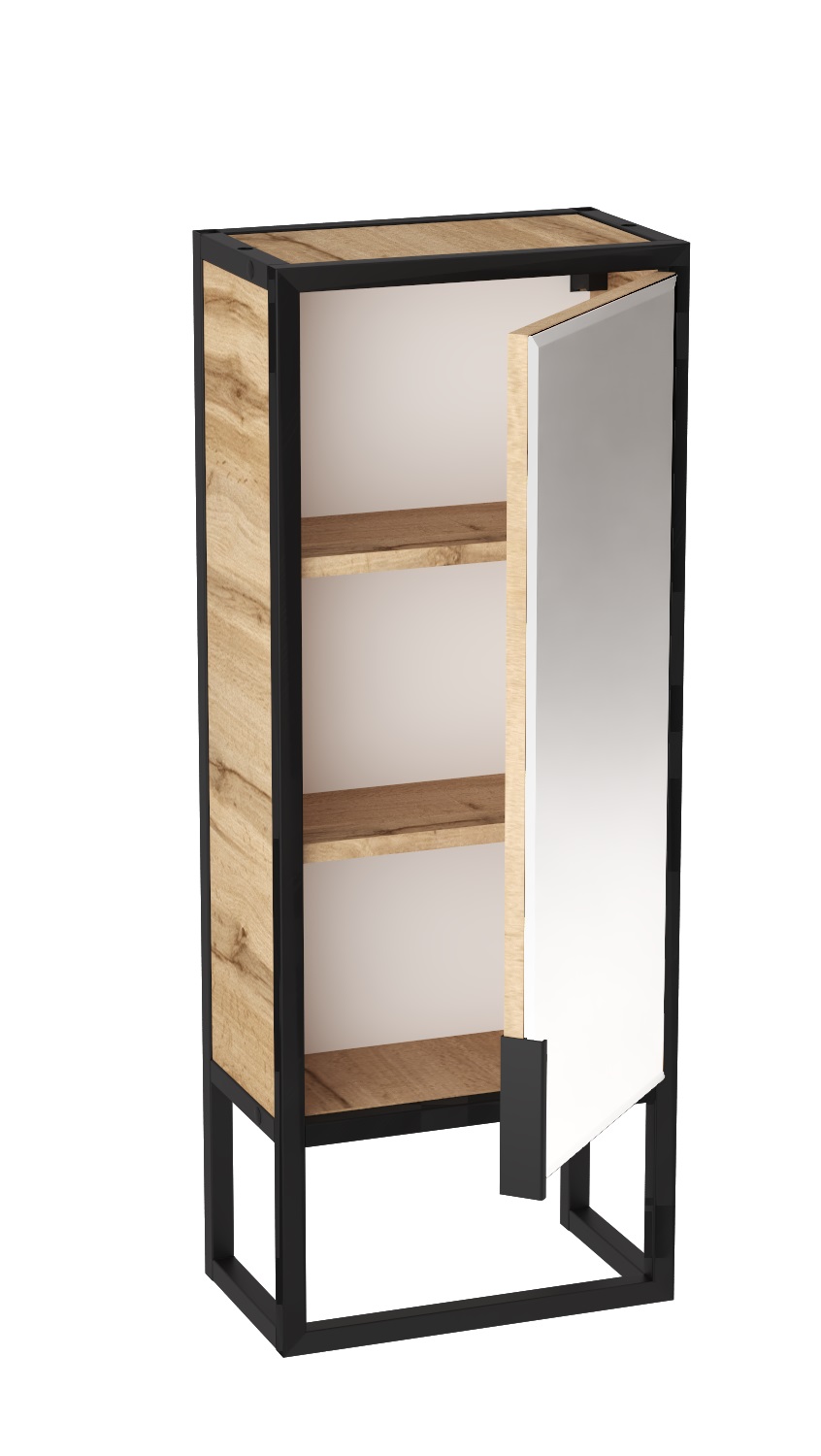 фото Пенал зеркальный 1Marka Grunge Loft 35Н/П 1д 