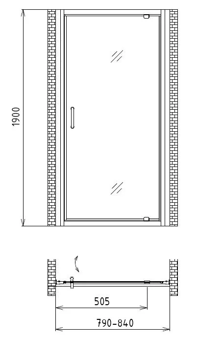 картинка Душевая дверь Gemy Sunny Bay S28150 