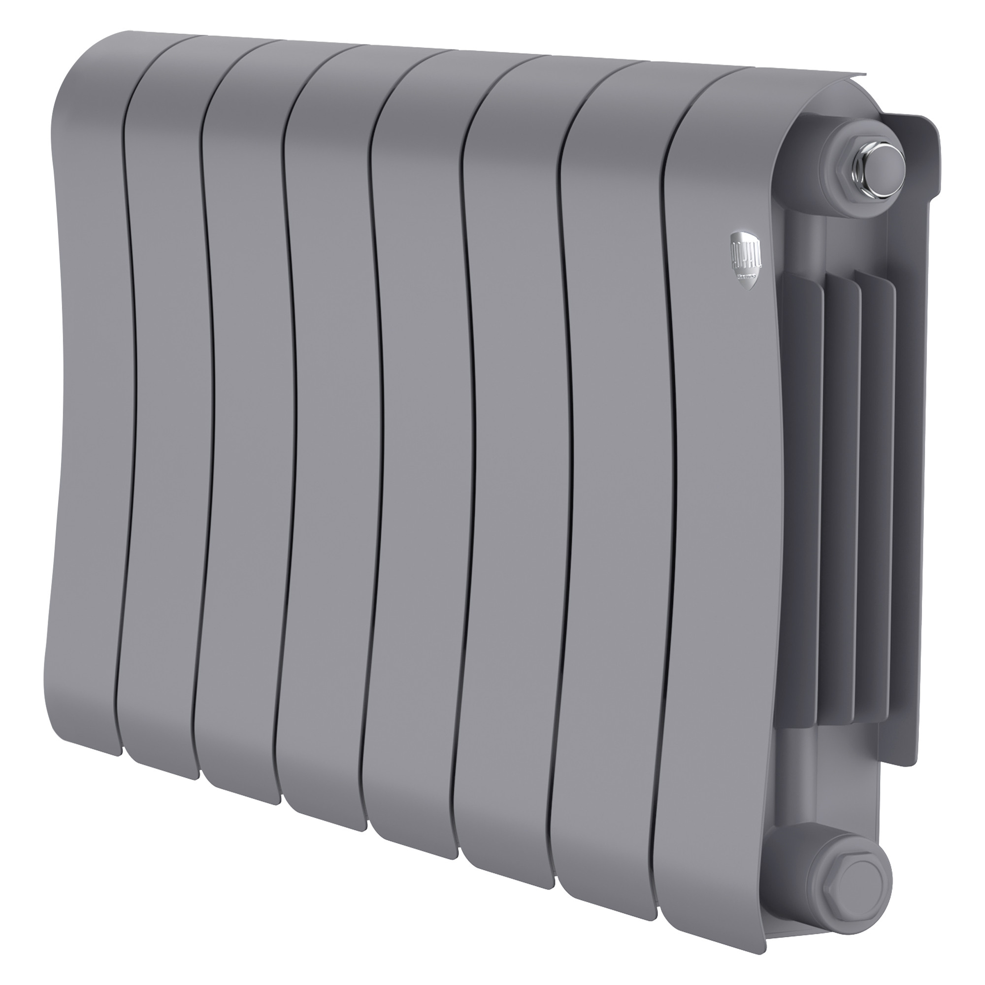 картинка Радиатор биметаллический Royal Thermo Infinity 300 Silver Satin 8 секций 